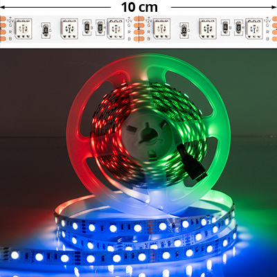 LED szalag beltéri 5050-60 (12 Volt) DEKOR! - RGB