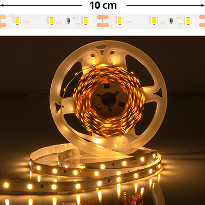 LED szalag beltéri 3528-60 (12 Volt) DEKOR! - meleg fehér