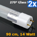 LED T8 fénycső (90 cm) 14W - 4500K (2 db)
