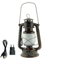 LED viharlámpa (3W) bronz, akkumulátoros
