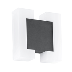 SITIA kültéri oldalfali LED lámpa (2x4,8W) meleg fehér