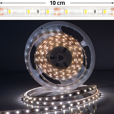 LED szalag kültéri 3528-60 (12 Volt) - hideg fehér DEKOR! 5 méter LED szalag kültéri 3528-60 (12 Volt) - hideg fehér DEKOR! 5 méter