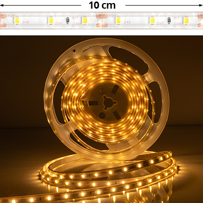 LED szalag kültéri 3528-60 (12 Volt) - meleg fehér DEKOR! 5 méter LED szalag kültéri 3528-60 (12 Volt) - meleg fehér DEKOR! 5 méter