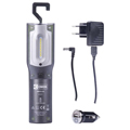 Akkumulátoros LED munkalámpa (5W SMD+1W UV) szürke-zöld Utolsó