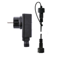 Karácsonyi LED fényfüzér adapter, 5 méter, fekete, Profi