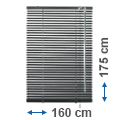 Alumínium reluxa (agyag) 175 cm magas - 160 cm széles