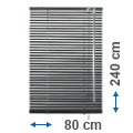 Alumínium reluxa (agyag) 240 cm magas - 80 cm széles