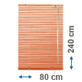 Alumínium reluxa (barack) 240 cm magas - 80 cm széles