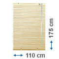 Alumínium reluxa (bézs) 175 cm magas - 110 cm széles