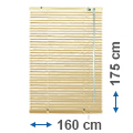 Alumínium reluxa (bézs) 175 cm magas - 160 cm széles