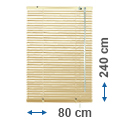 Alumínium reluxa (bézs) 240 cm magas - 80 cm széles