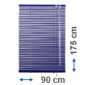 Alumínium reluxa (kék) 175 cm magas - 90 cm széles