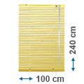 Alumínium reluxa (vanília) 240 cm magas - 100 cm széles
