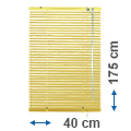 Alumínium reluxa (vanília) 175 cm magas - 40 cm széles