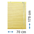 Alumínium reluxa (vanília) 175 cm magas - 70 cm széles