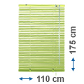 Alumínium reluxa (zöld citrom) 175 cm magas - 110 cm széles