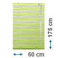 Alumínium reluxa (zöld citrom) 175 cm magas - 60 cm széles