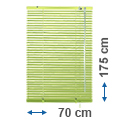 Alumínium reluxa (zöld citrom) 175 cm magas - 70 cm széles