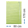Alumínium reluxa (zöld citrom) 175 cm magas - 80 cm széles
