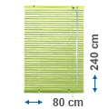 Alumínium reluxa (zöld citrom) 240 cm magas - 80 cm széles