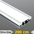 Alumínium függönysín (fehér) - 2 sor - 200 cm