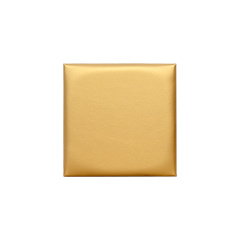 Exkluzív bőrpanel, bőr falpanel: Arany Kaiman-1001 (25x25 cm)