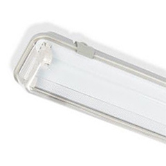 T8 por-, és páramentes armatúra 2 db 60 cm-es LED fénycsőhöz