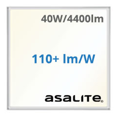 LED panel (600 x 600 mm) 40W - UGR19, természetes fehér