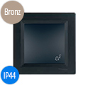 Asfora - Nyomógomb csengőjellel, kültéri, komplett, bronz