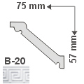 Marbet B-20 Mintás dekorléc