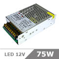 LED tápegység 12 Volt, ipari (75W/6A) VT