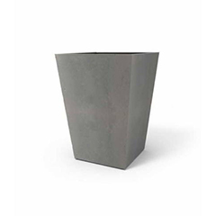 Beton X - cement hatású, magas műanyag virágláda - Betonszürke (70 L)