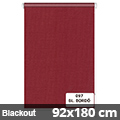 Blackout sötétítő roló, bordó, ablakra: 92x180 cm