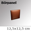 Kerma - Bőrpanel 12,5x12,5 cm (Egyedi szín)