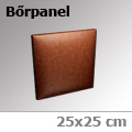 Kerma - Bőrpanel 25x25 cm (Egyedi szín)