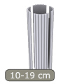 Merev, bordás csőhéj 10-19 cm átmérőjű oszlopra