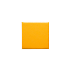 Bőr falpanel, bőrpanel, Inka 822 Érett citrom (12,5x12,5 cm)