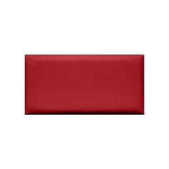 Bőr falpanel, bőrpanel, Inka 805 Vörös (12,5x25 cm)