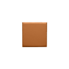 Bőr falpanel, bőrpanel, Kaiman-509 Karamellbarna (12,5x12,5 cm)