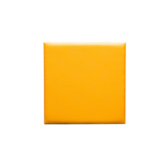 Bőr falpanel, bőrpanel, Inka 822 Érett citrom (25x25 cm)