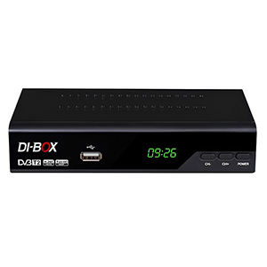 Set-top-box digitális földfelszini vevőegység (beltéri) DVB-T2, DI-WAY, DI-BOX V3