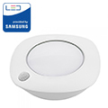 - Elemes LED lámpa, mozgásérzékelővel MINI (8 cm átmérőjű, 1.5W LED)