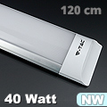 Bútorvilágító ledes armatúra (40W) 120 cm - term. fehér