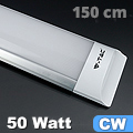 Bútorvilágító ledes armatúra (50W) 150 cm - hideg fehér