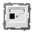 Castella számítógép aljzat (RJ45x1), fehér