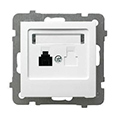 Castella telefon aljzat (RJ11x1), fehér