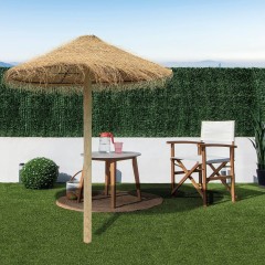 - Sunprotect trópusi stílusú napernyő (Ø175cm) árnyékoló napágy mellé strandon, szállodában