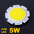 LED COB alumínium panel (9-12V/450mA) 5W - 5500K