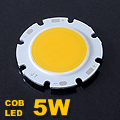 LED COB alumínium panel (9-12V/450mA) 5W - 3200K