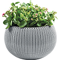 Cozy M felakasztható műanyag virágláda - Felhő szürke (20 L)